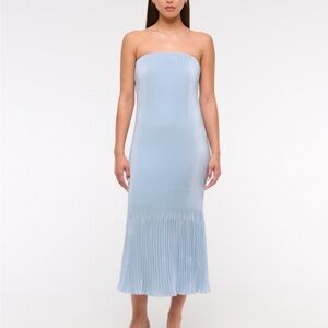 Abercrombie Giselle Pleat Midi Dress